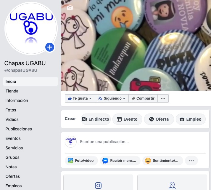 Ugabu en Facebook 